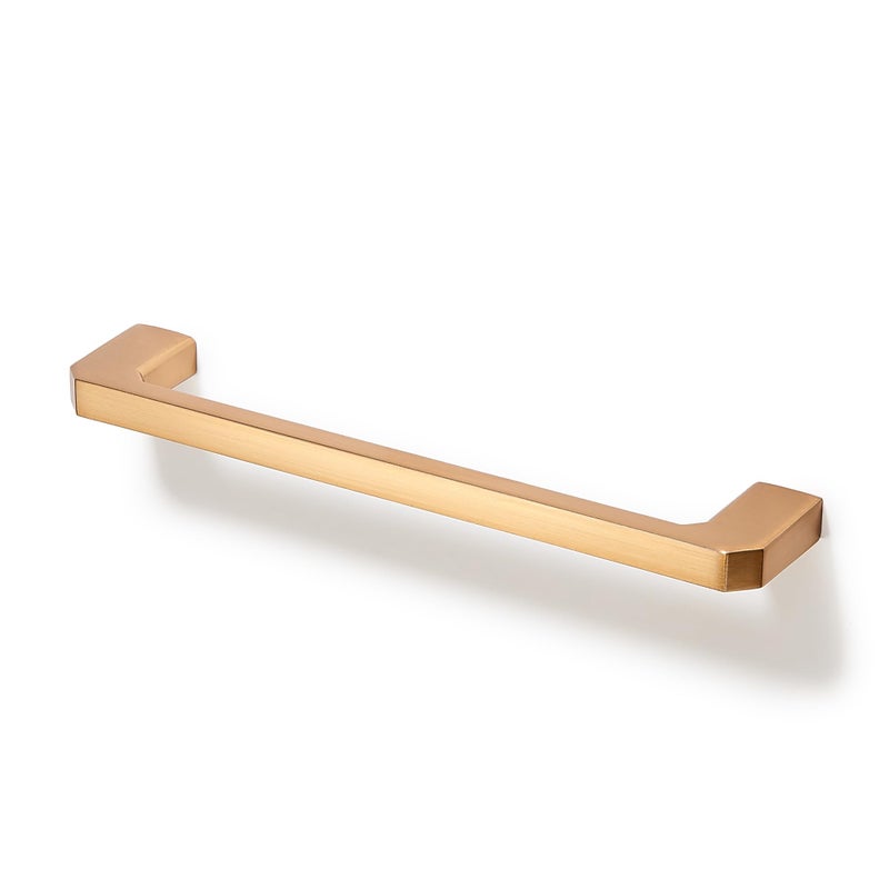 TUNNY 10 Pack Modern Cabinet Handles-6.3""/160mm Screw Spacing Matte Champagne Brushed Solid Furniture Hardware Handles Cabinet Hardware Kitchen Cabinet Handles for Bathroom Drawer Pulls - Image 1